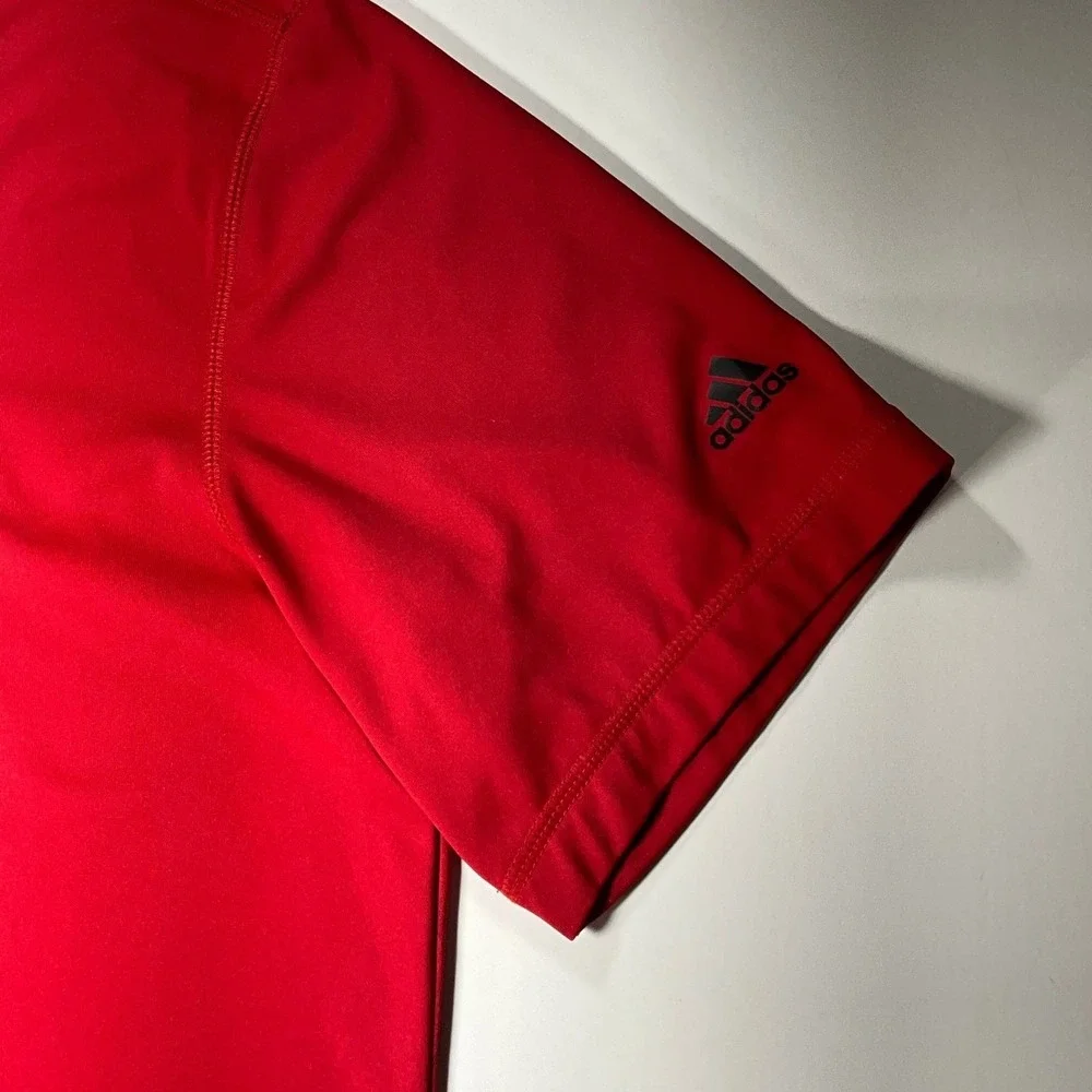 Adidas Puremotion Houston Rockets Golf Polo Shirt Mens Medium Red NBA Basketball